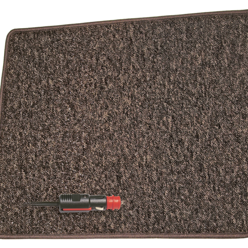 Pro Car Heizteppich 12 V 60 x 70 cm braun - Heizteppiche von ProCar