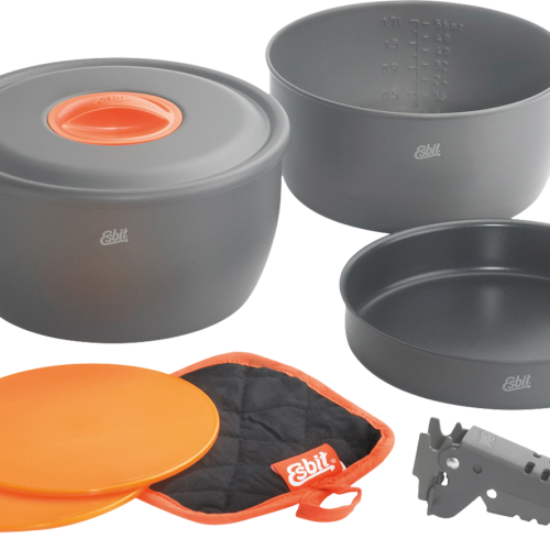 Esbit Kochgeschirr Aluminium 3teilig - Camping Pfannen & Woks
