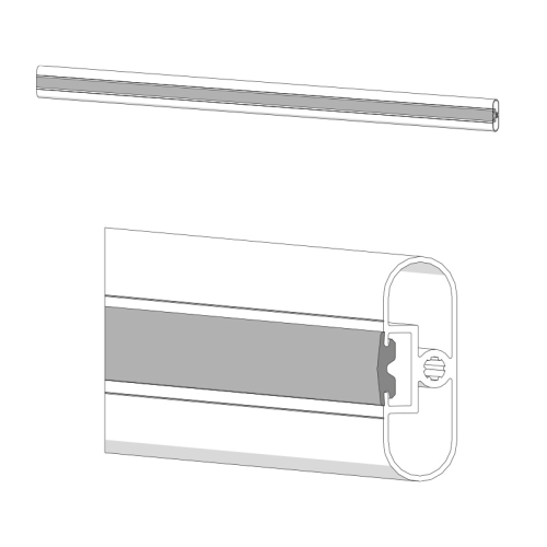 Fiamma Dust Guard Dichtung für die Fixing-Bar, das Carry-Bike sowie die Leitern Deluxe - Fahrradträger Zubehör
