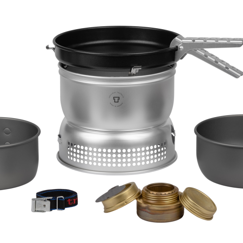 Trangia Trangiakök 25-9 UL / HA  Campingkochset 3- teilig mit Spiritusbrenner Set  2 - Spirituskocher