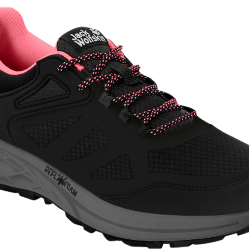 Jack Wolfskin Athletic Hiker Texapore Low Damenschuhe schwarz 37 - Damenschuhe
