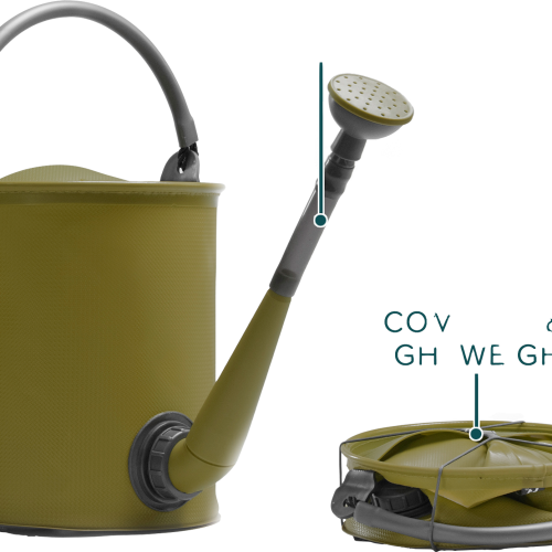 Colapz faltbare Gießkanne und Eimer olive green - Frischwasserzufuhr