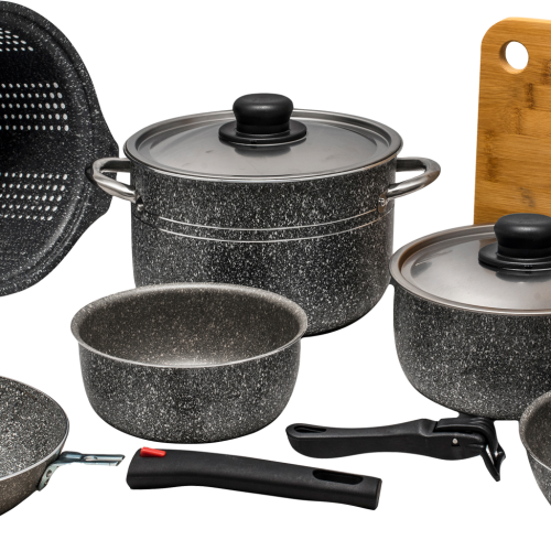 Beaver Brand Modula 22 Evolution Kochgeschirr-Set 12-teilig - Kochgeschirr-Sets