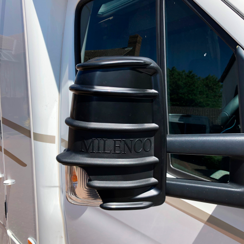 Milenco Mercedes Long Arm Spiegelschutz schwarz - Caravanspiegel