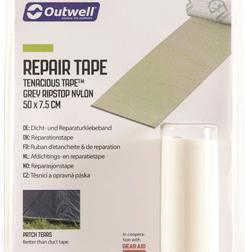 Outwell Luftschlauch Reparaturband 7,6 x 50 cm grau - Zeltreparatur