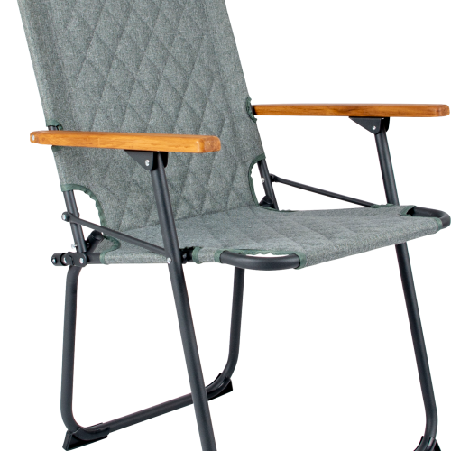 Bo-Camp Jefferson XL Industrial Klappstuhl mit Bambus-Armlehnen grün - Klappstühle