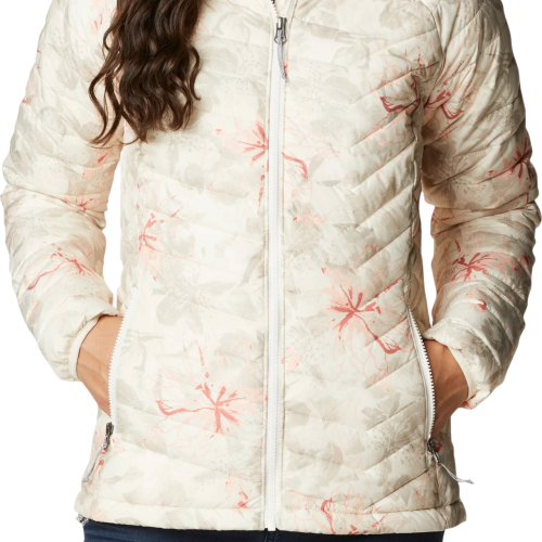 Columbia Powder Lite Damenjacke chalk aurelian beige S - Damenjacken