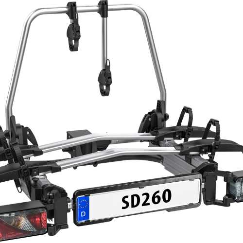 Eufab SD260 Kupplungs-Fahrradträger für Flügeltür Kastenwagen für 2 Fahrräder - Fahrradträger