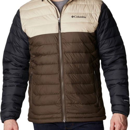 Columbia Powder Lite Herrenjacke dunkelbraun XXL - Herrenjacken