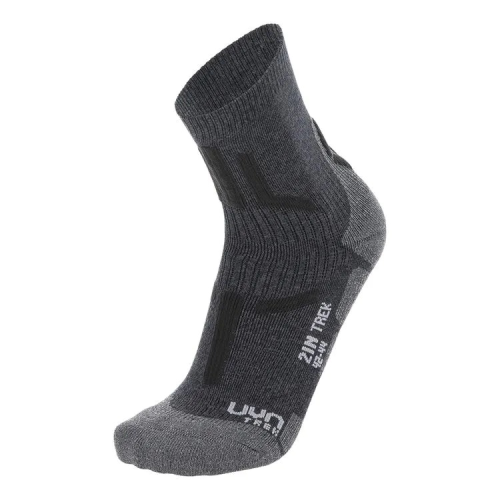 UYN Socken Trekking 2IN  dunkelgrau 45-47 - Socken