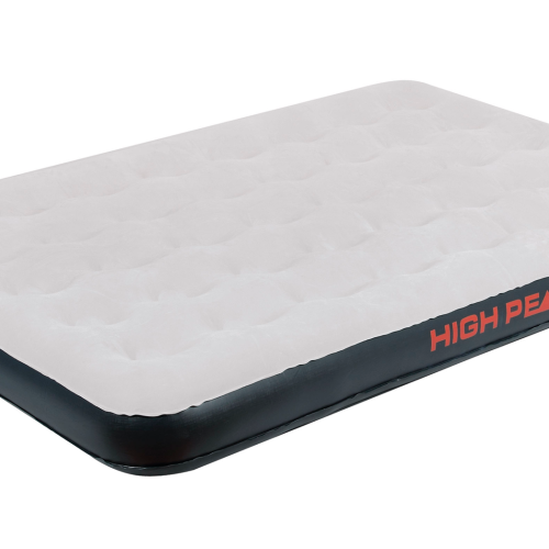 High Peak Air Bed Luftbett 197 x 138 cm hellgrau/dunkelgrau Double - Luftbetten