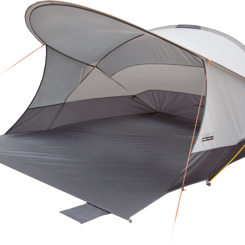 High Peak Cordoba 80 Strandmuschel 200 x 220 cm dunkelgrau - Strandmuscheln