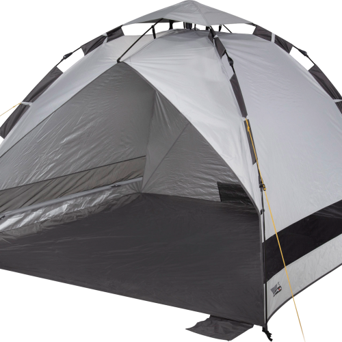 High Peak Calida 80 Regenschirm-System Strandmuschel 200 x 200 cm dunkelgrau - Strandmuscheln