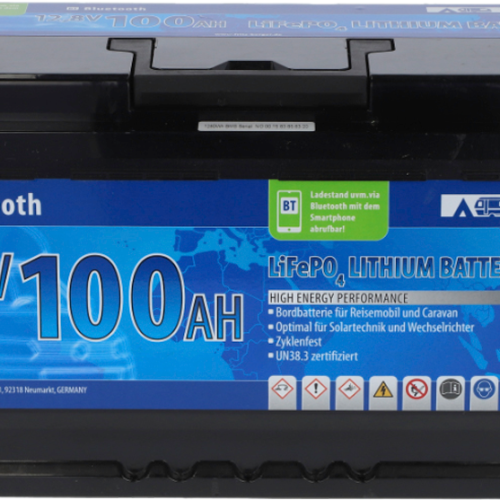 Berger LifePo4 Lithium-Batterie 100 Ah mit Bluetooth - Fahrzeug-Batterien