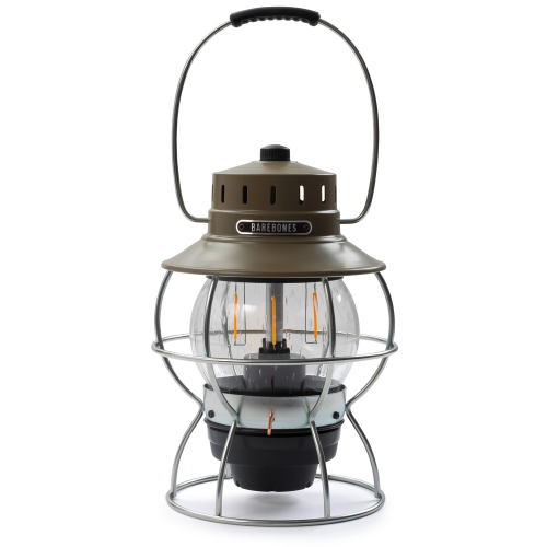 Barebones Laterne railroad lantern olive - LED Campingleuchten