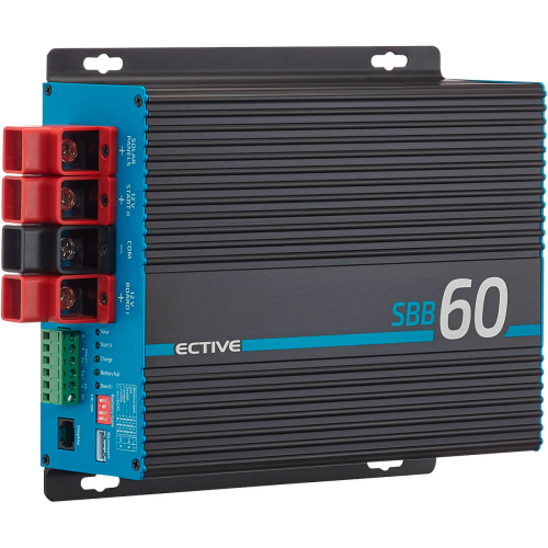 ECTIVE SBB 60 Solar Ladebooster mit integriertem Solarladeregler 60 A - Solar-Laderegler
