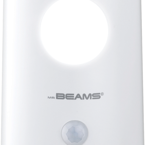 Mr. Beams MB750 Mobiles LED Nachtlicht mit Bewegunsmelder Batteriebetrieben Weiß - LED Campingleuchten von Mr Beams