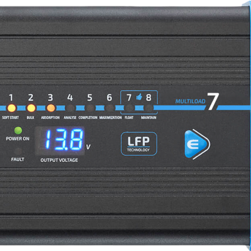 ECTIVE Multiload 7 LPF 8 Stufen Lithium Batterieladegerät 7 Ampere 12 Volt - Batterie-Ladegeräte