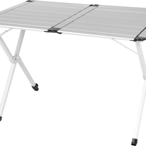 High Peak Olvera Aluminium Campingtisch 110 x 72 x 70 cm silber - Rolltische