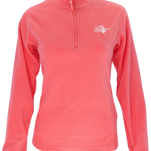 Mountain Guide Aachen Damen Fleecepullover rosa L - Damenshirts, -blusen & -pullover