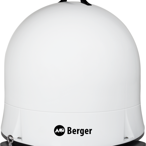 Berger Move 2.0 Mobile Satelliten-Antenne weiß - Camping-Sat-Anlagen