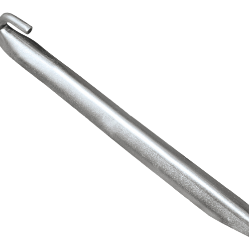 High Peak Stahl Hering mit Haken 6er Pack 24 x 2 cm silber - Zeltheringe & Abspannmaterial