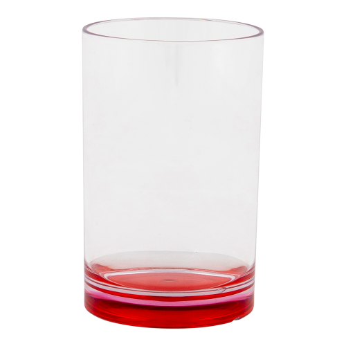 Gimex Colour Line Wasser Glas mit farbigem Boden Rainbow 4tlg. - Gläser
