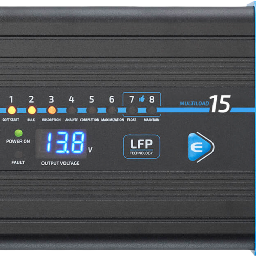 ECTIVE Multiload 15 LFP 8 Stufen Lithium Batterieladegerät 15 Ampere 12 Volt - Batterie-Ladegeräte