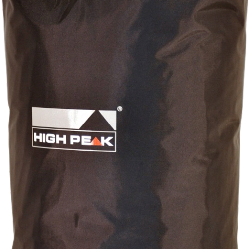 High Peak Dry Bag M Wasserdichter Packsack schwarz 15 Liter - Taschen & Packsäcke
