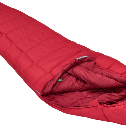 Vaude Sioux 400 S SYN Kunstfaserschlafsack 200 x 75 cm dark indian red - Schlafsäcke