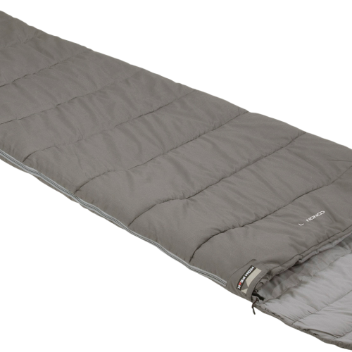 High Peak Conon 7 Deckenschlafsack 220 x 80 cm grau/hellgrau - Schlafsäcke