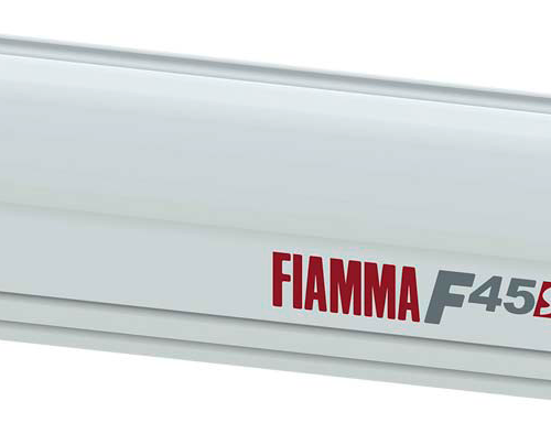 Fiamma Wandmarkise F45s 450 cm (Polar White / Royal Grey) - Kassettenmarkisen