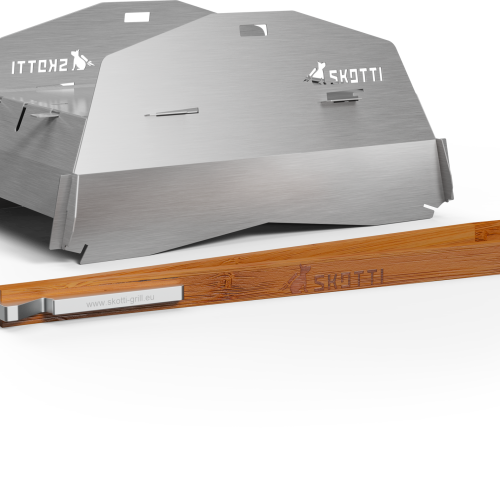 Skotti Grillhaube / Deckel Cap für Skotti Grill inklusive Planentasche und Grillzange - Umrüstung und Anbauteile