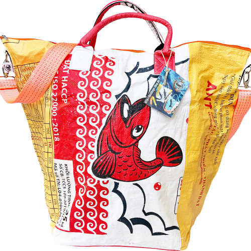 Beadbags Tampenjan Allzwecktragetasche weiß/gelb klein - Taschen & Packsäcke