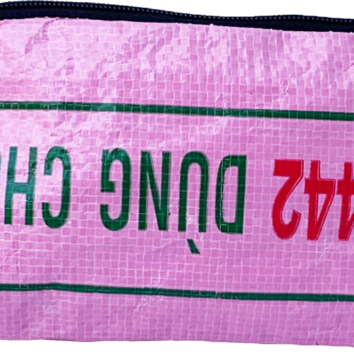 Beadbags Kosmetiktasche aus recycelten Reissack rosa - Taschen & Packsäcke