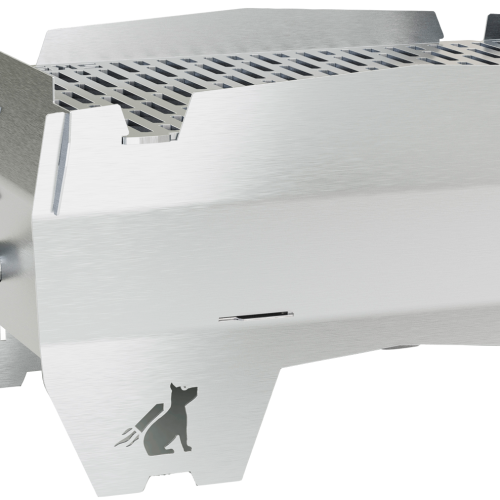 Skotti mobiler Gasgrill / Kohlegrill inklusive Tragetasche und Gasschlauch  - Kartuschengrills