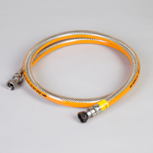 Favex Gasschlauch für Niederdruck Propan und Butan Edelstahl 1,5 Meter - Gasregler & Gasschläuche von Fawo