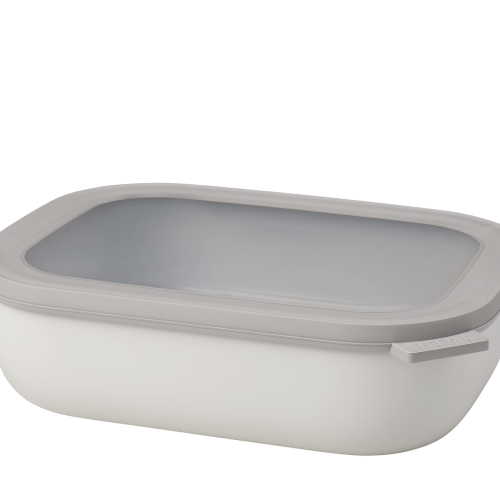 Mepal Cirqula Multischüssel rechteckig 2000 ml nordic white  - Lebensmittelbehälter / Vorratsdosen