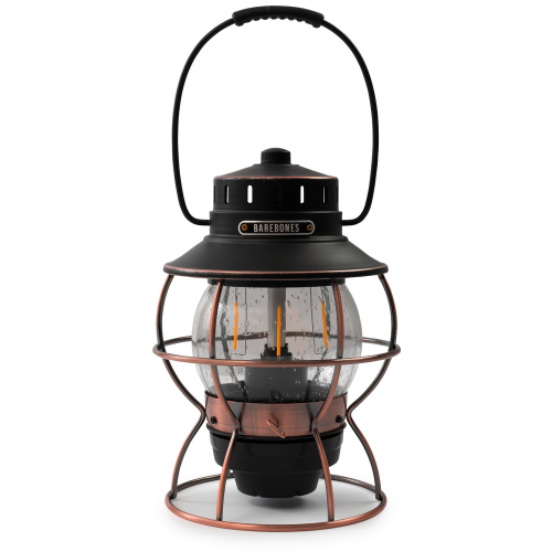 Barebones Laterne railroad lantern bronze - LED Campingleuchten