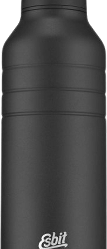 Esbit Majoris Edelstahl Trinkflasche schwarz 680 ml - Trinkflaschen