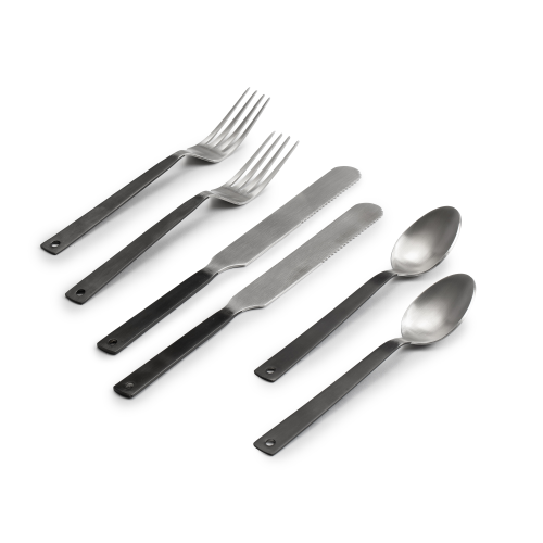 Barebones Besteckset 6 teilig poliert - Campingbesteck