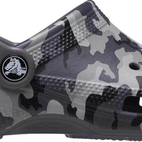 Crocs Classic Printed Camo Kinderclog dunkelgrau 29-30 - Kinderschuhe