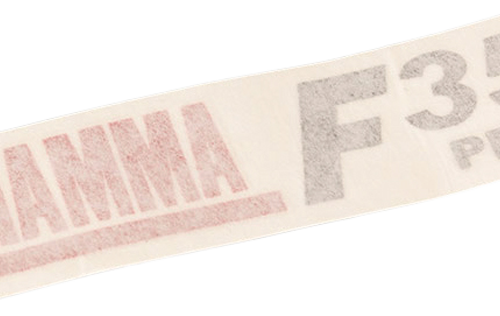 Fiamma Aufkleber für Markise F35pro - Farbe Deep Black Fiamma Ersatzteilnummer 98673-168 - Ersatzteile Zelte & Markisen