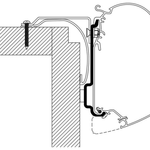 Thule Markisenadapter Laika X Set  - Markisenadapter