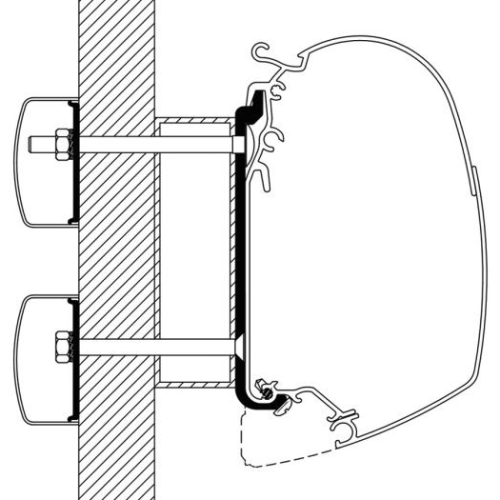 Thule Markisenadapter Eden Allegro Trigano > 2010 - Markisenadapter
