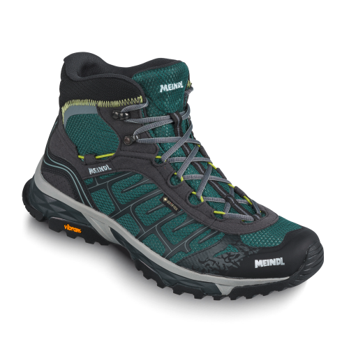 Meindl Finale Mid GTX Herrenschuhe anthrazit/olive dunkelgrün 44,5 - Herrenschuhe