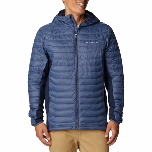 Columbia Powder Pass Herren Hybridjacke dunkelblau S - Herrenjacken
