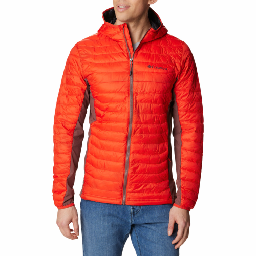 Columbia Powder Pass Herren Hybridjacke rot S - Herrenjacken