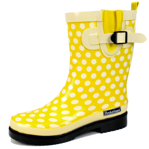 Bockstiegel  Dorin Damen Gummistiefel gelb multi  37 - Damenschuhe