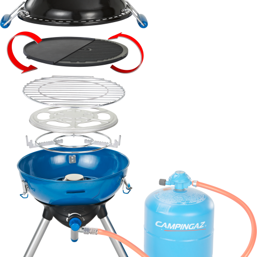 Campingaz 400 Party Gasgrill mit Gasflasche betrieben  - Gasgrills